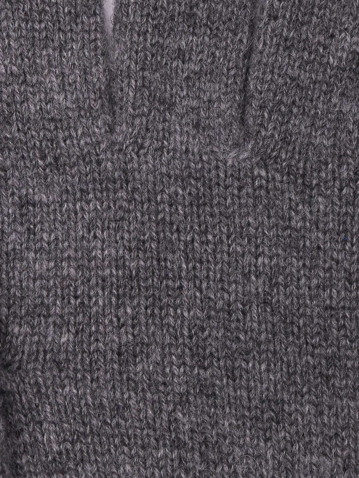 Перчатки из кашемира однотонные Kangra Cashmere  –  Деталь1  – Цвет:  Серый