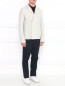 Двубортный пиджак из льна Emporio Armani  –  Модель Общий вид