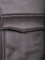 Укороченная дубленка с карманами Ombra  –  Деталь1