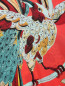 Блуза из шелка свободного кроя с узором Red Valentino  –  Деталь