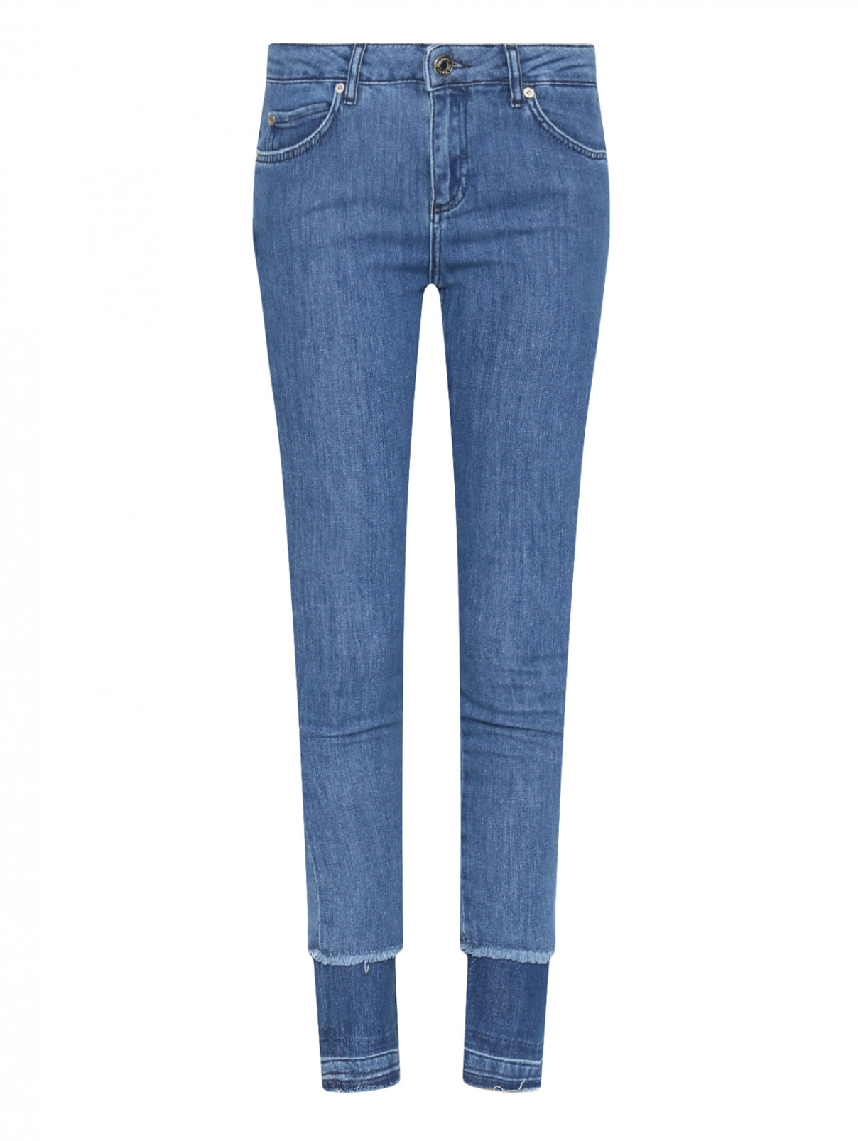Узкие джинсы из светлого денима Max&Co  –  Общий вид  – Цвет:  Синий