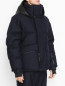 Куртка пуховая из шерсти с капюшоном Moncler  –  МодельВерхНиз