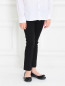 Трикотажные брюки с декоративной пряжкой Young Versace  –  Модель Верх-Низ