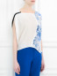 Блуза из шелка с цветочным узором Barbara Bui  –  Модель Верх-Низ