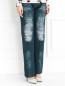 Прямые джинсы с имитацией потертости Alena Akhmadullina  –  Модель Верх-Низ