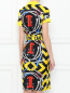 Платье из шелка с узором Moschino Couture  –  Модель Верх-Низ1