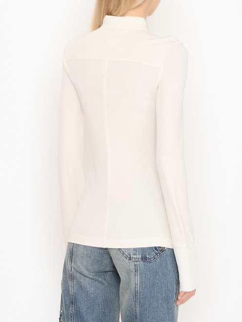 Блуза с удлиненными рукавами - МодельВерхНиз1