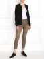 Укороченные брюки из хлопка с боковыми накладными карманами CLOSED  –  Модель Общий вид