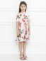 Платье с цветочный узором Dolce & Gabbana  –  МодельВерхНиз