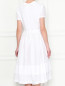 Платье-миди из льна с короткими рукавами Aspesi  –  МодельВерхНиз1