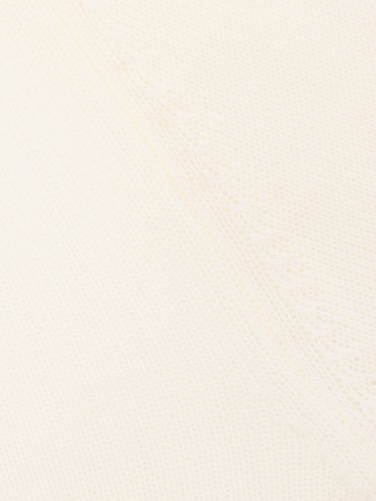 Однотонный джемпер из шерсти PT Torino  –  Деталь  – Цвет:  Белый