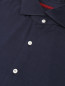 Однотонная рубашка из шелка и хлопка Isaia  –  Деталь