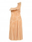 Платье с плиссировкой Donna Karan  –  Общий вид