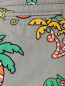 Хлопковые брюки с узором Stella McCartney kids  –  Деталь1