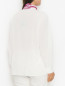 Блуза с плиссированным шарфиком Marina Rinaldi  –  МодельВерхНиз1