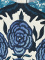 Трикотажное платье с цветочным узором Roberto Cavalli  –  Деталь