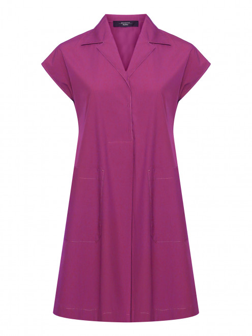 Свободное платье из хлопка Weekend Max Mara - Общий вид