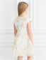 Приталенное платье с цветочным узором MiMiSol  –  Модель Верх-Низ1