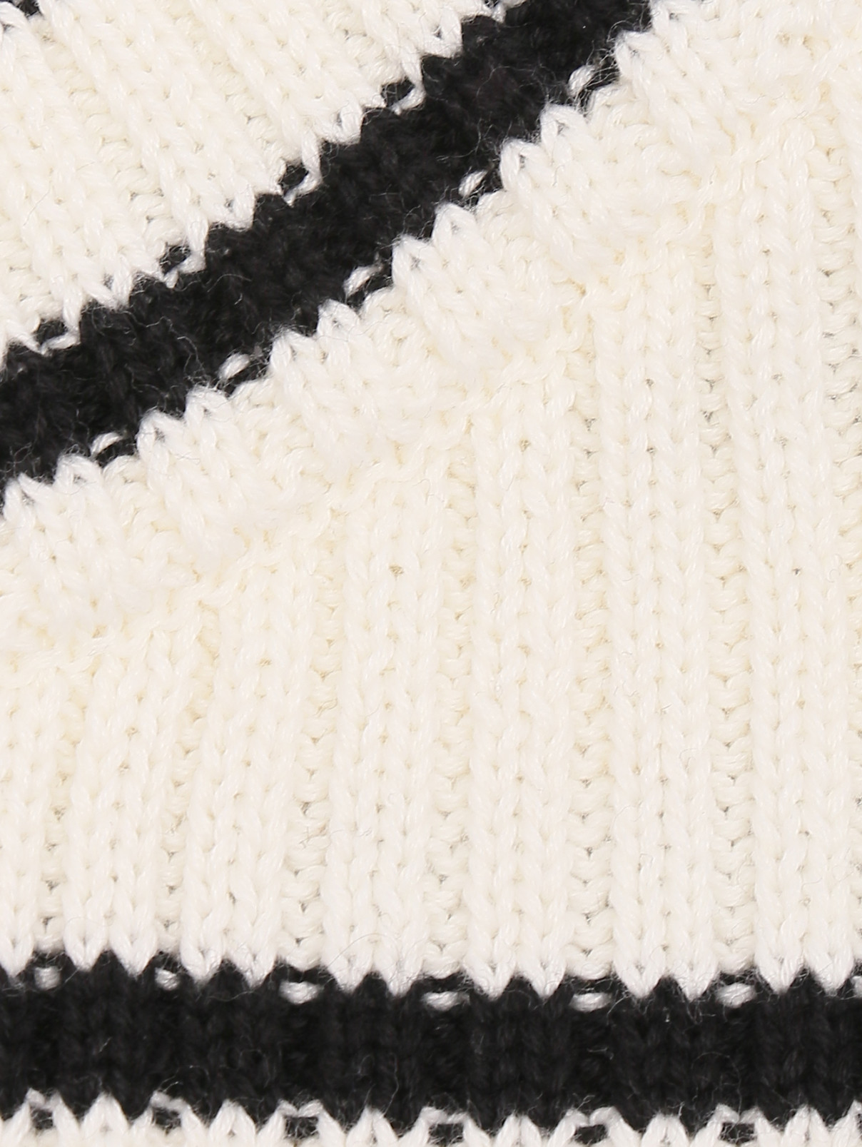 Манишка из смешанного хлопка с узором Max&Co  –  Деталь  – Цвет:  Белый