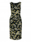 Платье-футляр с цветочным узором Moschino Cheap&Chic  –  Общий вид