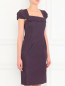 Платье-футляр из хлопка и шелка 6267  –  Модель Верх-Низ