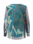 Плиссированная блуза с узором Marina Rinaldi  –  Общий вид