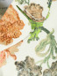Полупальто из хлопка свободного кроя с цветочным узором Andrew GN  –  Деталь