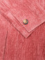 Вельветовый пиджак-рубашка из вискозы и хлопка LARDINI  –  Деталь
