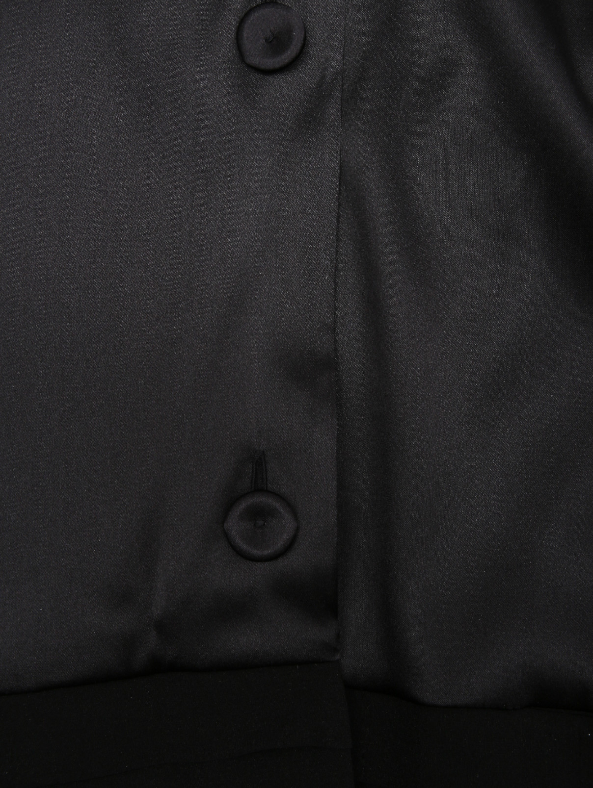 Рубашка из шелка La Perla  –  Деталь1  – Цвет:  Черный
