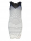 Полосатое платье на бретелях Jean Paul Gaultier  –  Общий вид