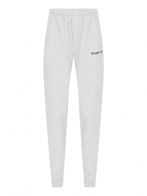 Трикотажные брюки с логотипом Helmut Lang - Общий вид
