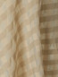 Платье из хлопка и шелка с узором "клетка" с кружевным подкладом Max Mara  –  Деталь