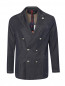 Пиджак из хлопка и шерсти с карманами LARDINI  –  Общий вид