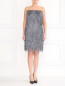 Платье-мини из шелковой бахромы Alberta Ferretti  –  Модель Общий вид