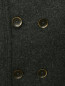 Двубортное пальто утепленное пуховым подкладом Dolce & Gabbana  –  Деталь