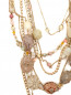 Ожерелье многослойное из цепей и стекляруса St. Erasmus  –  Деталь