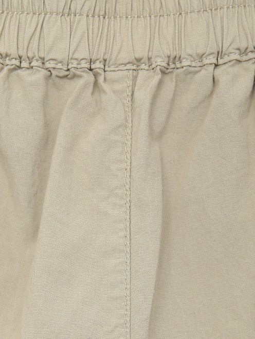 Однотонные брюки из хлопка - Деталь1