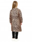 Пальто из шелка и шерсти с узором Dolce & Gabbana  –  Модель Верх-Низ1