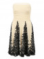 Платье-мини с вышивкой декорированное бусинами VELOUDAKIS  –  Общий вид