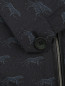 Куртка на молнии с узором и перфорацией Etro  –  Деталь1