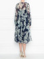 Платье из шелка с цветочным узором Max Mara  –  МодельВерхНиз1