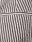 Укороченные брюки из хлопка в полоску Brooks Brothers  –  Деталь