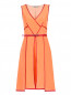 Шелковое платье с контрастной окантовкой Sportmax  –  Общий вид