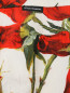 Брюки прямого кроя с цветочным узором Dolce & Gabbana  –  Деталь