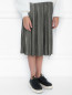 Плиссированная юбка на резинке Karl Lagerfeld  –  МодельВерхНиз