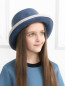 Шляпа соломенная с контрастной лентой Il Gufo  –  МодельОбщийВид