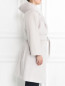 Пальто из шерсти и альпаки с поясом Marina Rinaldi  –  Модель Верх-Низ2