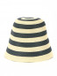 Шляпа из целлюлозы с узором "полоска" S Max Mara  –  Общий вид
