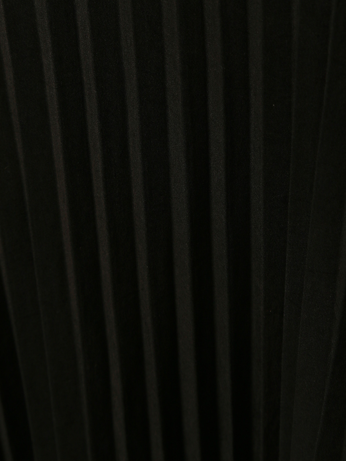 Удлиненный гофрированный топ из хлопка и кашемира Enza Costa  –  Деталь  – Цвет:  Черный