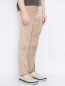 Вельветовые брюки из хлопка с накладным карманом Paul Smith  –  МодельВерхНиз